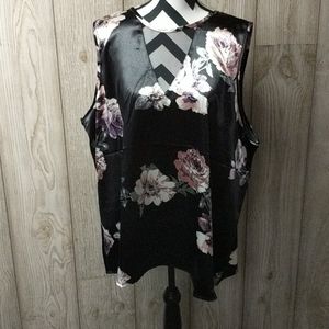 Maurices plus size silk like blouse